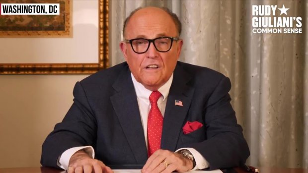 Rudy Guiliani über Wahlbetrug 2020 und kanadische Firma Dominion