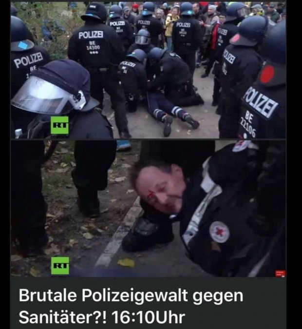 Polizeigewalt gegen Sanitäter!! 18.11.2020