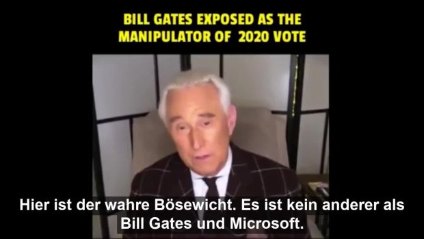 Roger Stone - Bill Gates steht hinter der Wahlmanipulation.