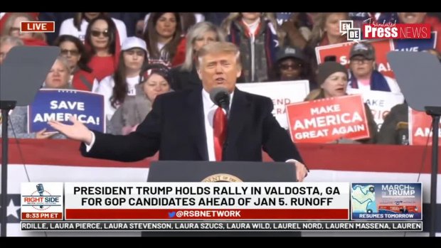 Präsident Trump: Sieges-Rally in Valdosta, GA übersetzt auf deutsch