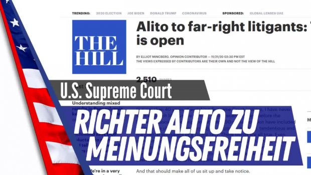 Richter Alito über Meinungsfreiheit. Eine Botschaft an konservative Juristen