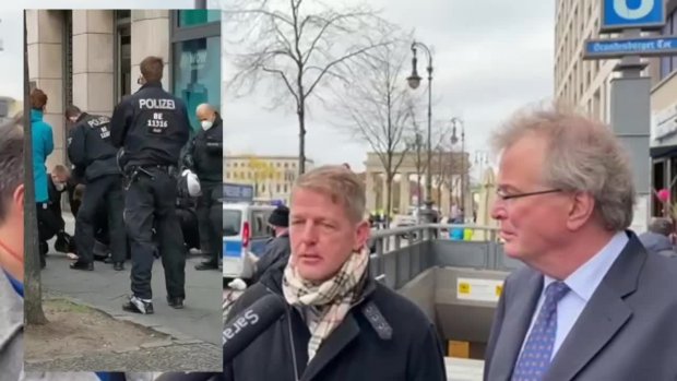 Polizei verhaftet Bundestagsabgeordneten brutal!